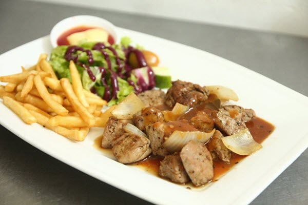 hình món ăn nhà hàng beefsteak titi
