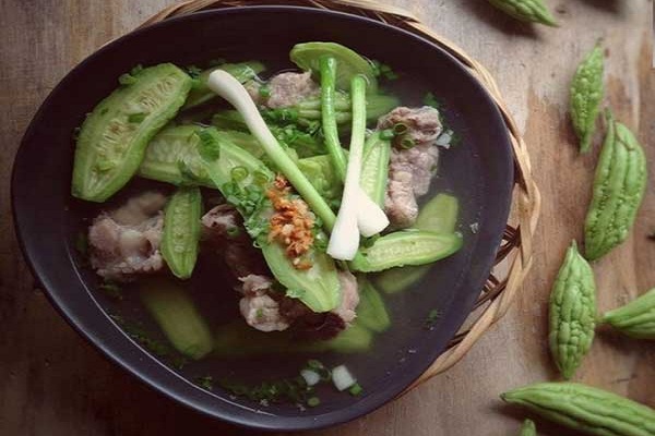 Cách làm canh khổ qua nhồi thịt hình món canh khổ qua nhồi thịt
