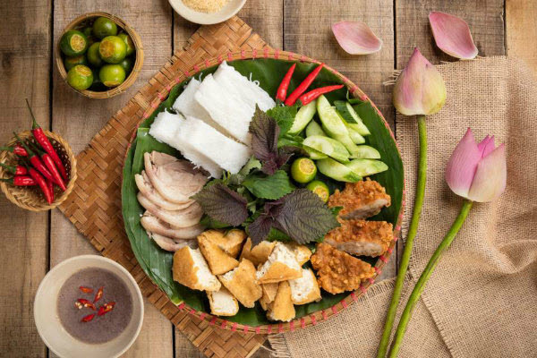 Hình bún đậu mắm tôm