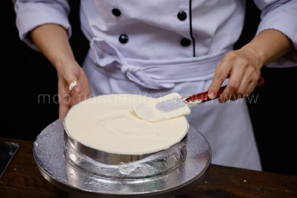 hình cách làm bánh cheesecake