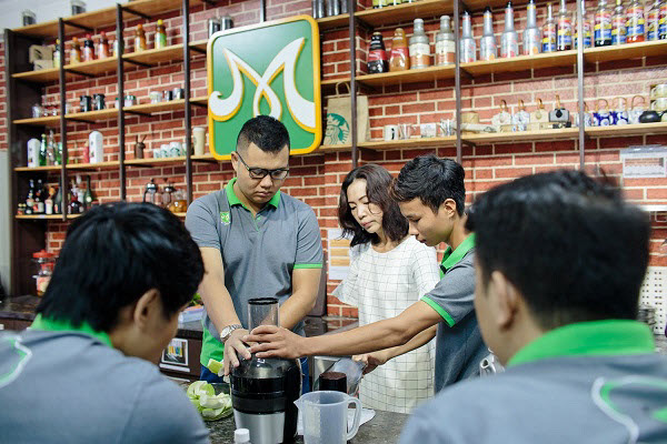 hình học viên được thực hành