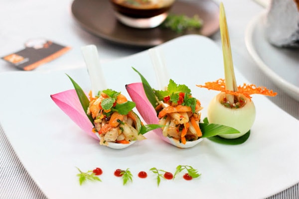 hình món gỏi ngó sen