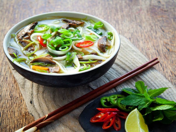 Hình món phở chay hấp dẫn