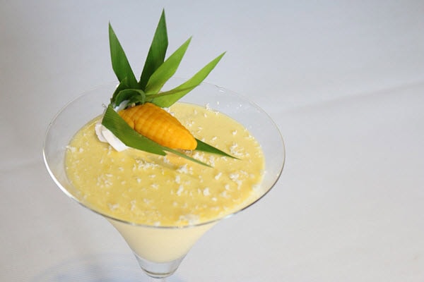 hình pudding bắp thơm