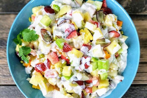 Bát rau củ trộn tươi ngon vị béo bùi kích thích hình salad nga