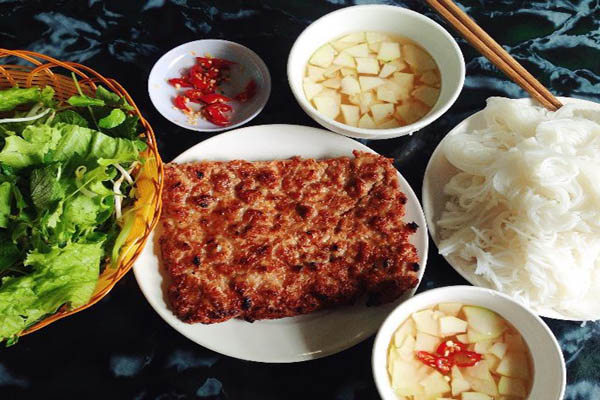 Bún chả quạt Ninh Bình