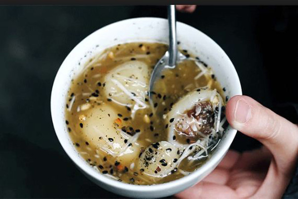 thêm vừng, dừa nạo, nước cốt dừa
