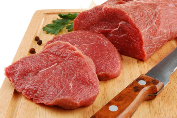 thịt giàu protein